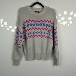 Lido Sports Vintage Wool Ribbed Sweater Size S
